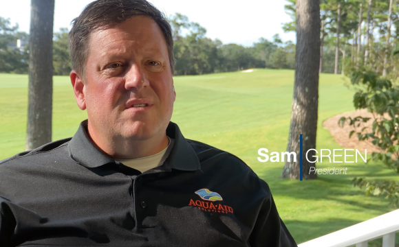 Sam Green shares message on turf industry and AQUA-AID Solutions